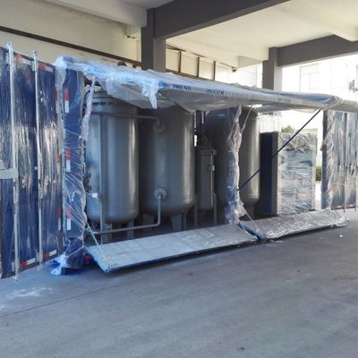 20 ποδιών δοχείο αυτόματο εργοστάσιο παραγωγής αζώτου με πόρτες