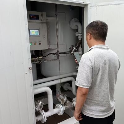Αυτοματοποιημένη παραγωγή γεννήτριες αερίου αζώτου Psa συσκευασία σε κοντέινερ κινητού τύπου