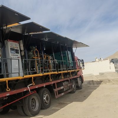 Κινητός γεννήτης αζώτου διαχωρισμού με μεμβράνη με πετρελαιοκίνητο συμπιεστή αέρα
