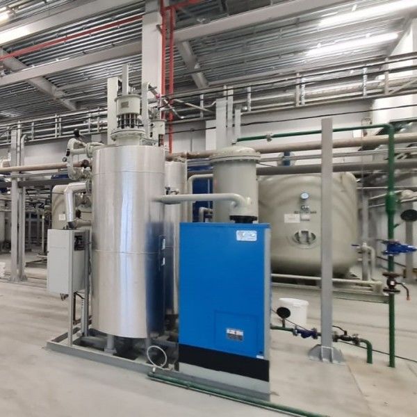PSA τύπου 50NM3HR Μηχανή κατασκευής αερίου αζώτου υψηλής καθαρότητας για σίδηρο και χάλυβα