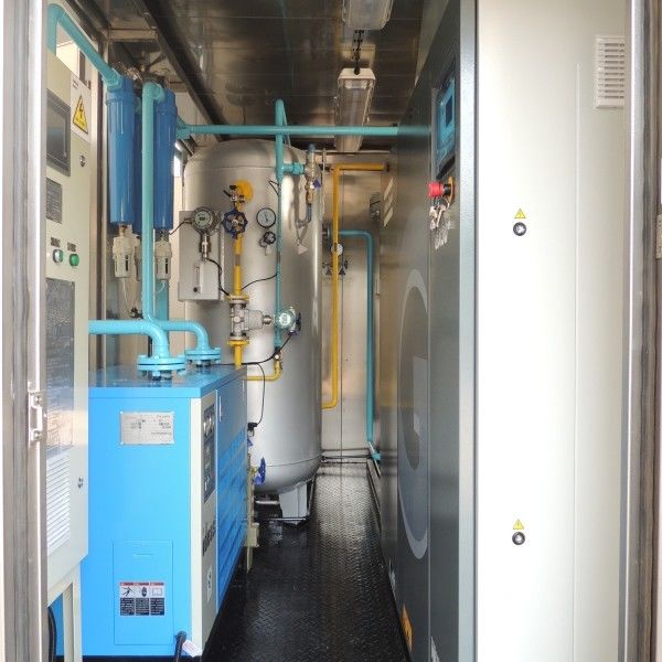 6KV τάση ISO δοχείο μονάδα παραγωγής αζώτου με ανιχνευτή οξυγόνου