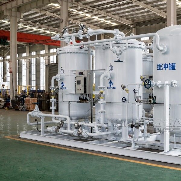 Μονάδα PSA τύπου Twin Towers με βάση ολίσθησης για παραγωγή αζώτου