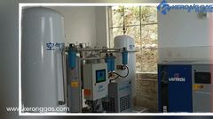 Εύκολη εγκατάσταση Μηχανή παραγωγής αερίου οξυγόνου με σύστημα πλήρωσης κυλίνδρων