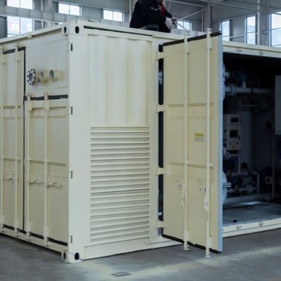 Αυτοματοποιημένη λειτουργία κινητού τύπου μονάδας αερίου αζώτου με πιστοποιητικό ASME